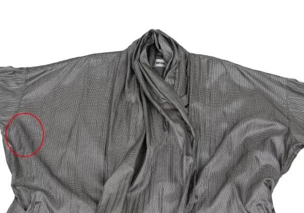 Issey Miyake Vintage Houndstooth Trench Coat