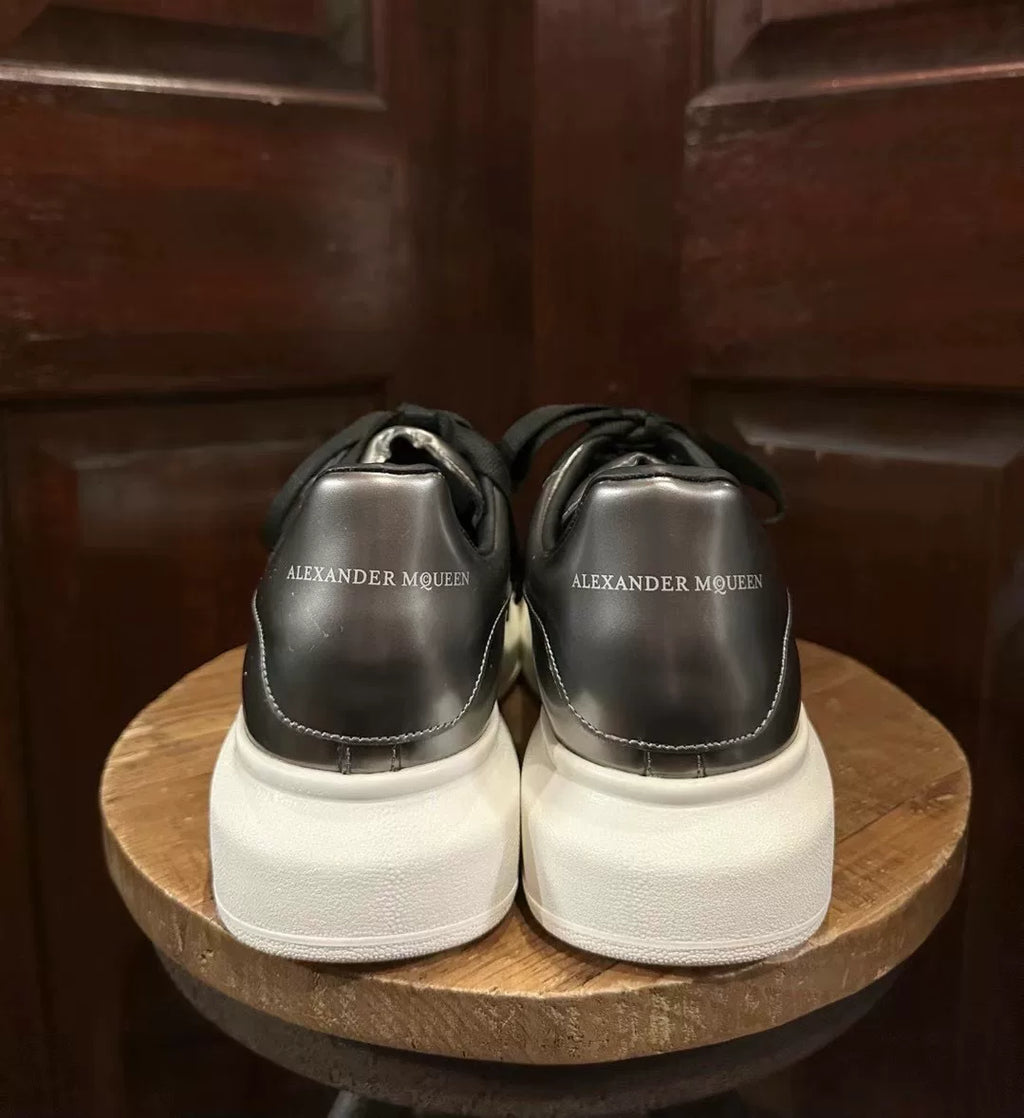 Alexander McQueen SS16 Silver Mirror Studded Sneakers