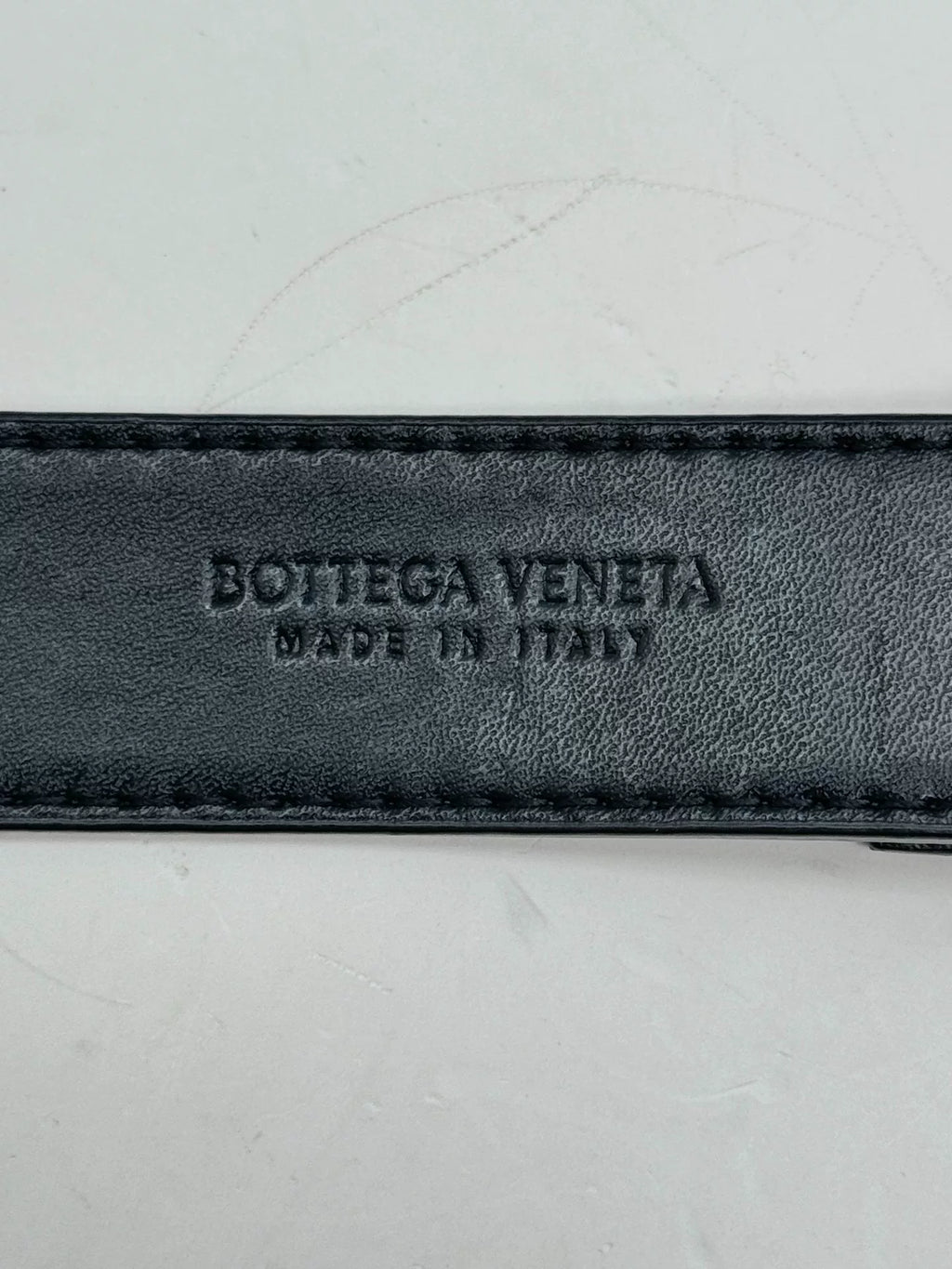 Bottega Veneta Black Lambskin Woven Belt Bag