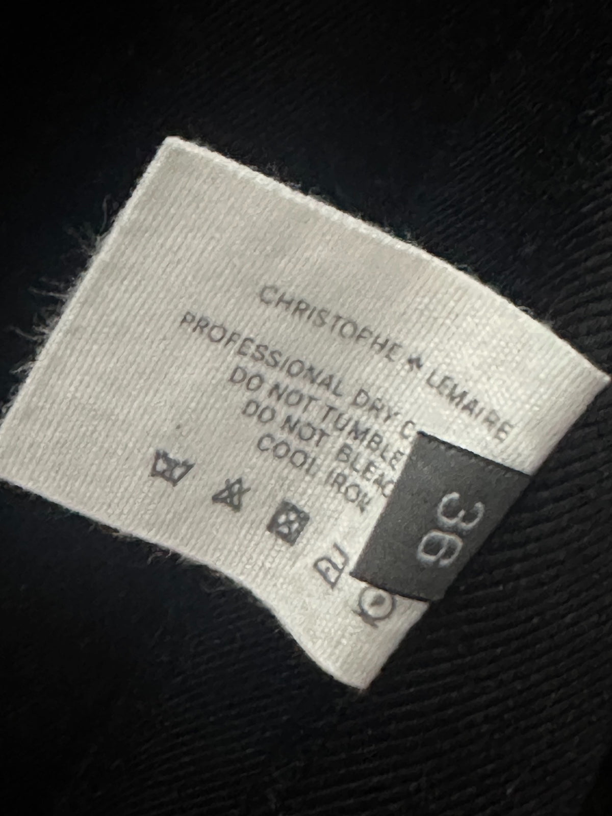 Lemaire Runway Wool 14AW Coat