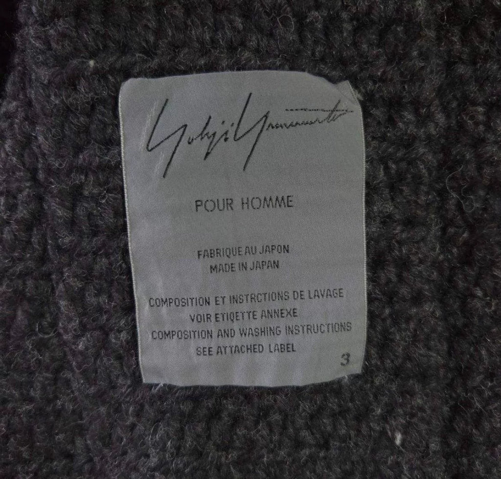 Yohji Yamamoto AW01 Runway Wool Knit Jacket