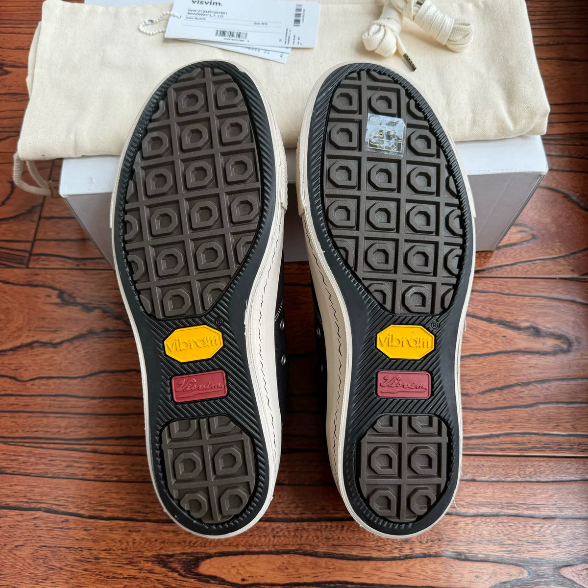 Visvim 24aw SKAGWAY L.T. LO CANVAS Thin-sole Canvas Shoes