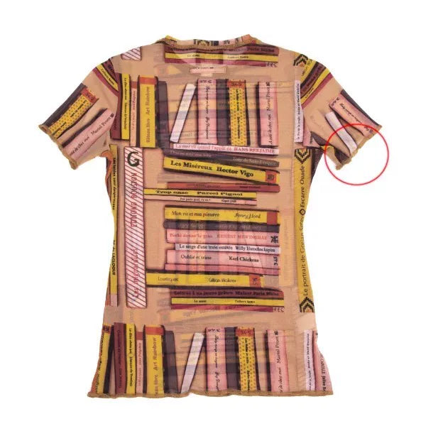 Jean Paul Gaultier Vintage Orange Fishnet Mesh Top