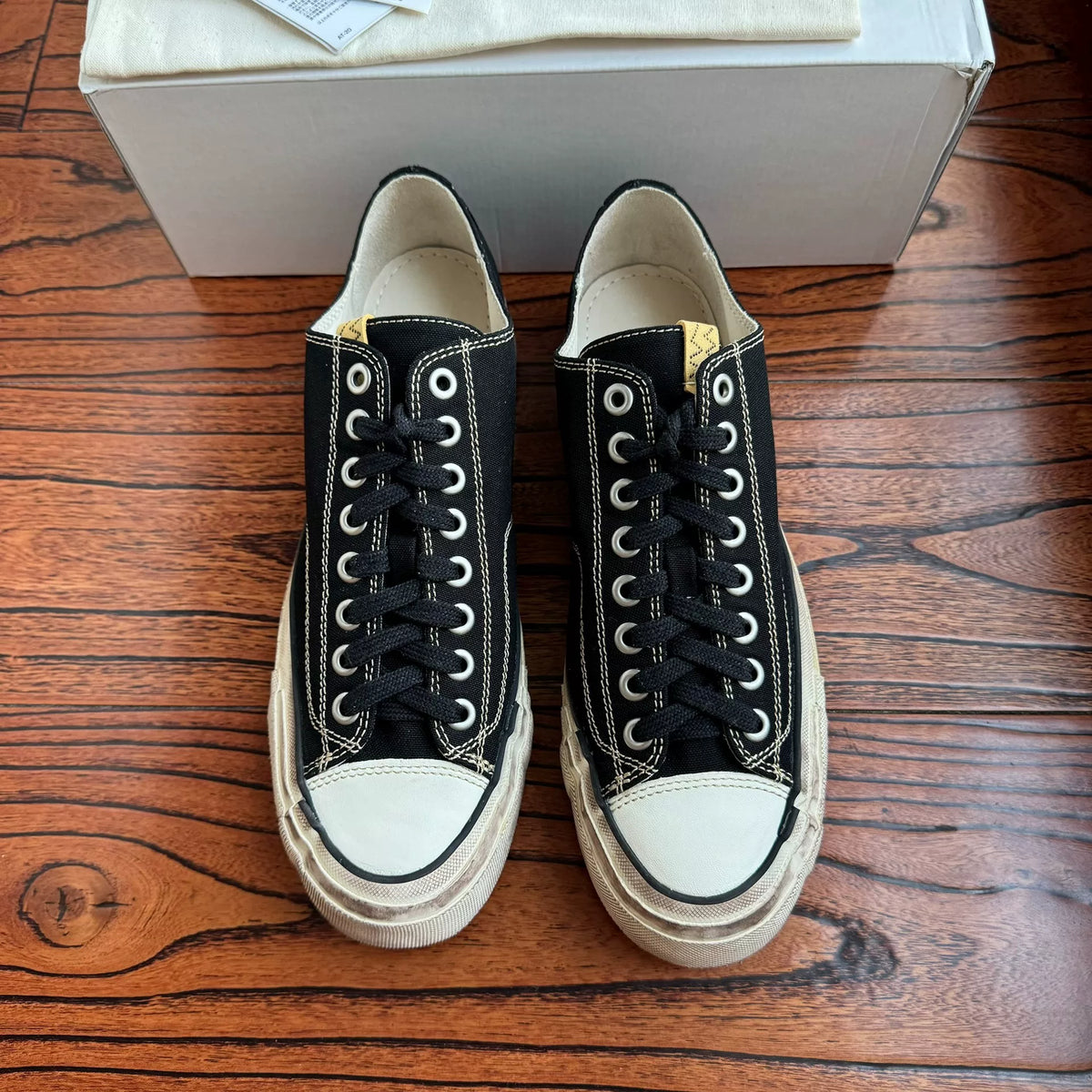 Visvim 26AW SKAGWAY LO G.PATTEN Chunky Sole Canvas Shoes