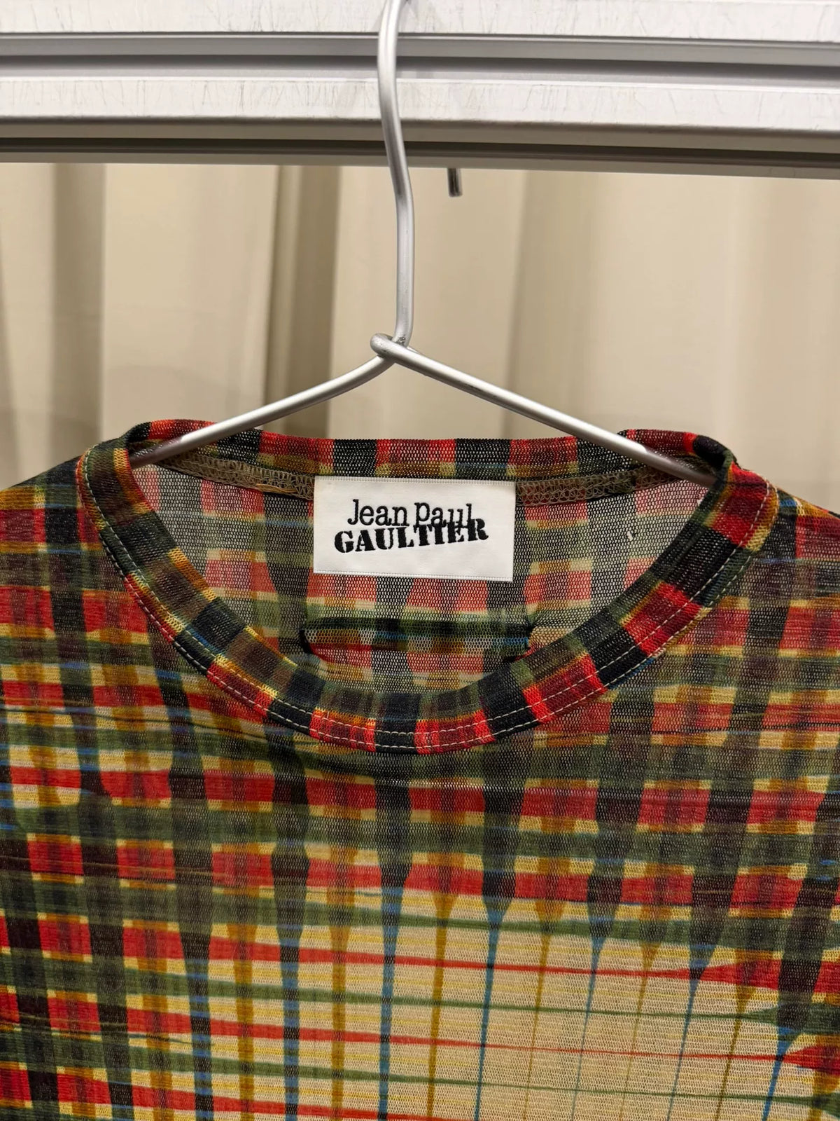Jean Paul Gaultier mesh long-sleeve