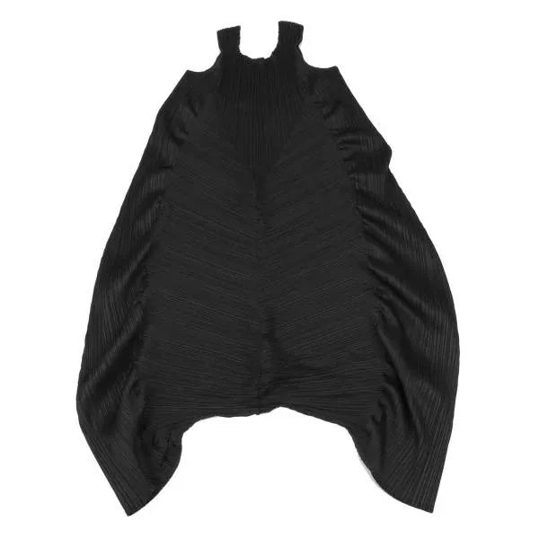 Issey Miyake Vintage Black Pleated Dress