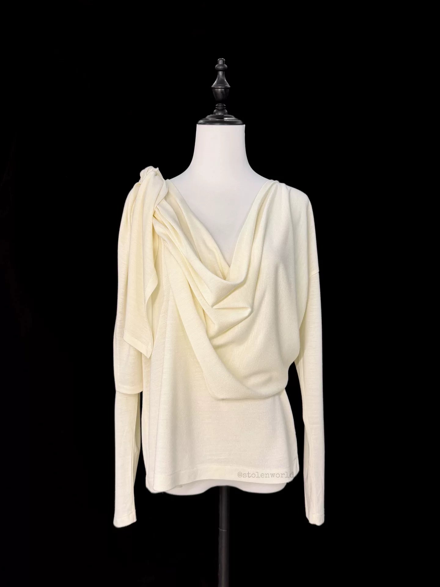 Issey Miyake 80s Irregular Pleated Tie-Top - Devines
