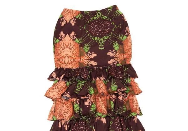Jean Paul Gaultier Vintage Patterned Multi-Layer Lace Skirt