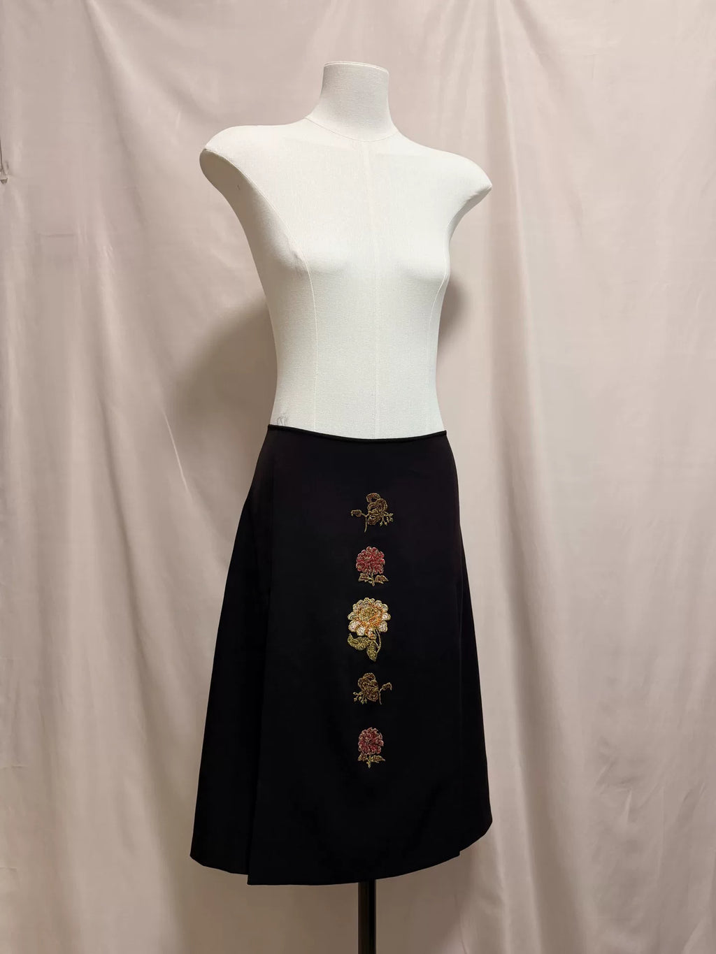 Vivienne Tam Embroidered Skirt