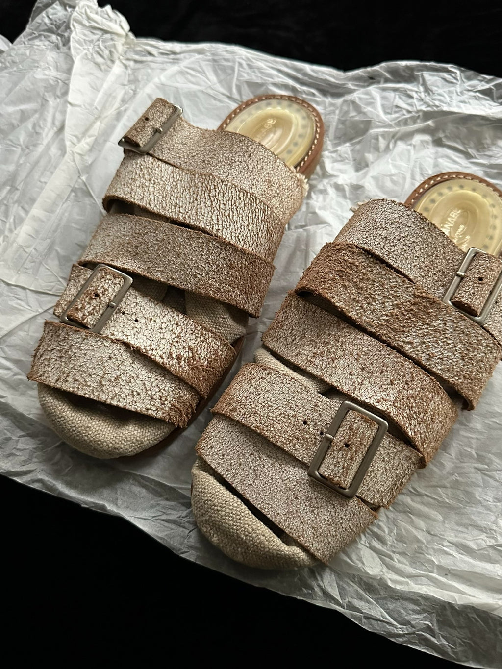 Junya Watanabe Runway Distressed Shoes