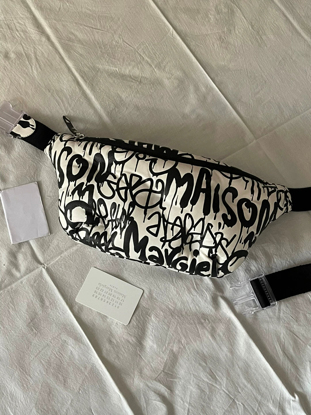 Maison Margiela Graffiti Lambskin Pillow Bag Crossbody Bag Single Shoulder Bag