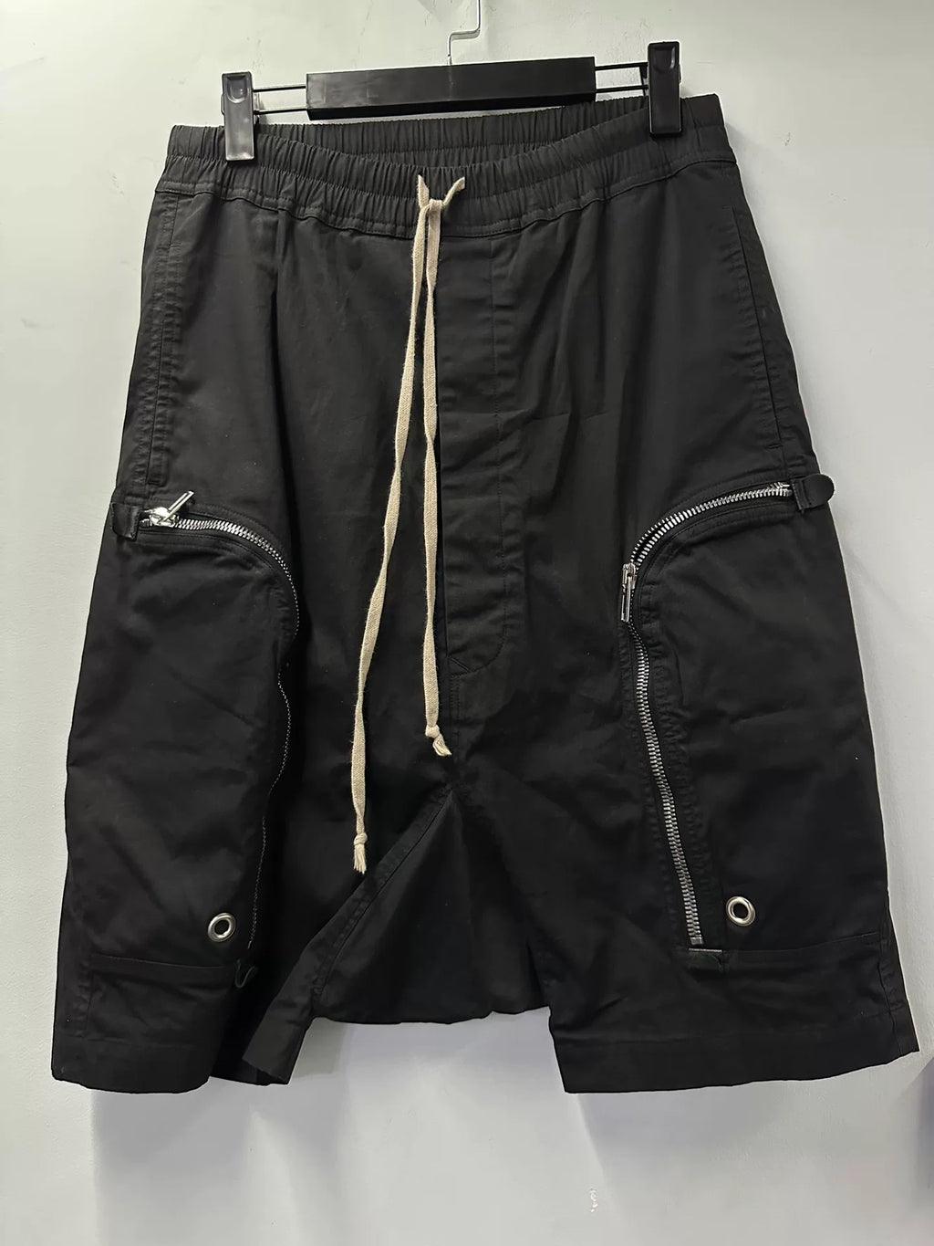 Rick Owens large pocket zipper cargo shorts