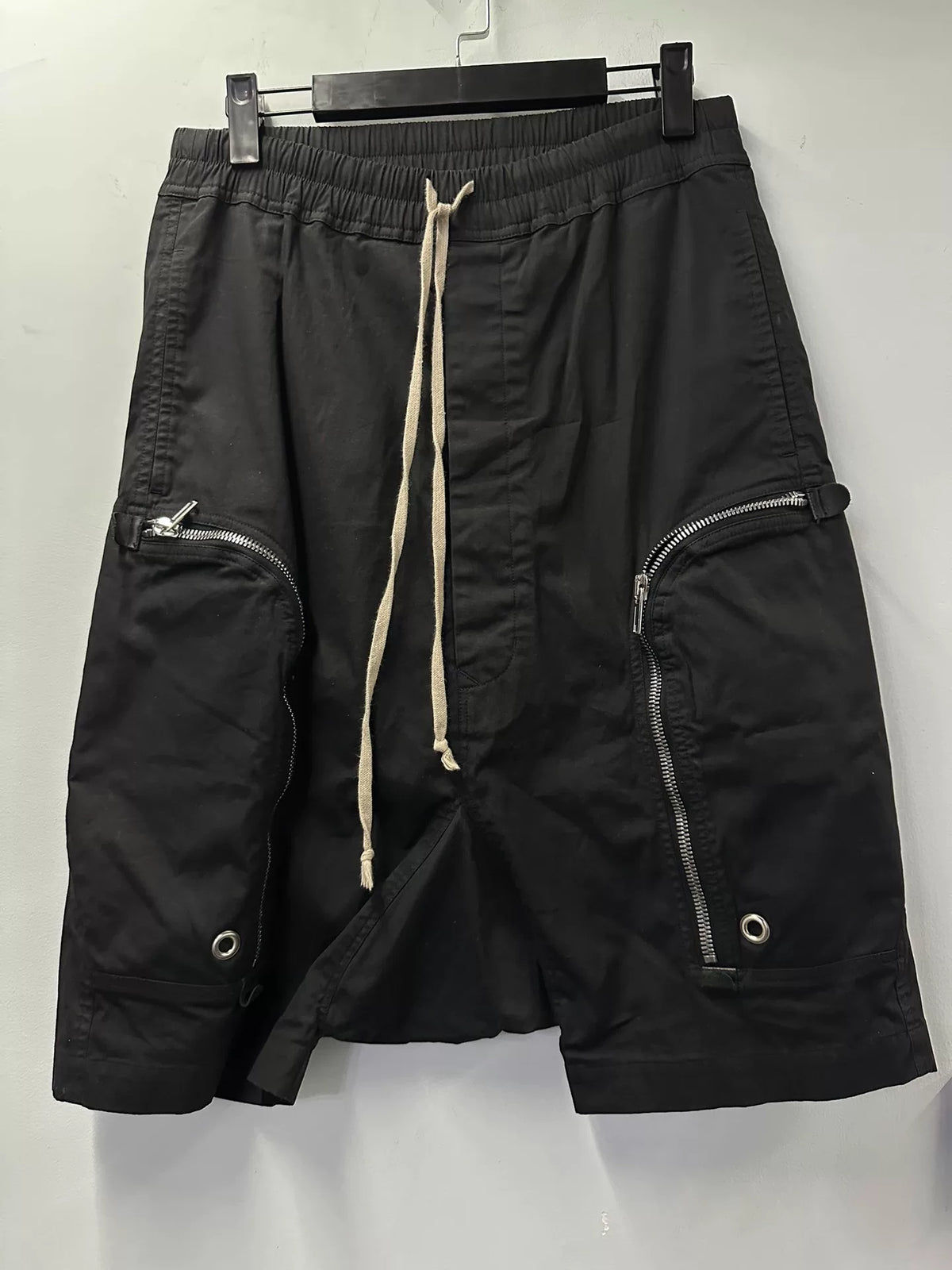 Rick Owens large pocket zipper cargo shorts