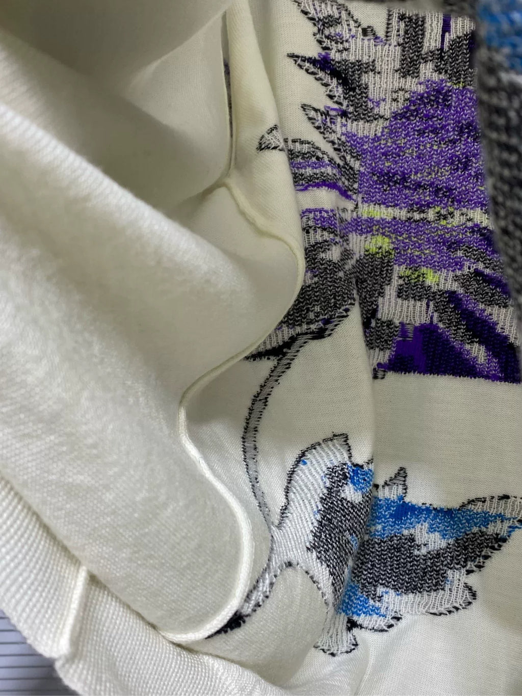 Louis Vuitton Sweater Floral Embroidered Knit Sweater