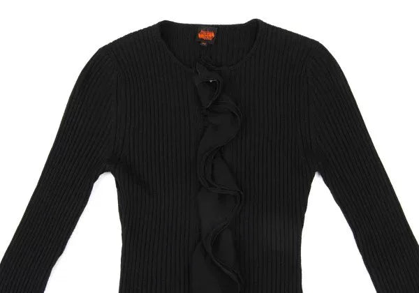 Jean Paul Gaultier Vintage Black Embellished Knit Top