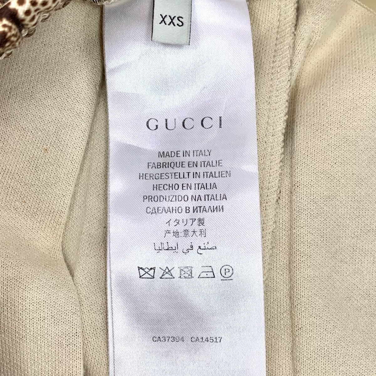 Gucci Ebony Double G Jacquard All-Over Print Drawstring Pleated Long Skirt