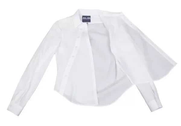 Jean Paul Gaultier Vintage White Asymmetric Placket Shirt