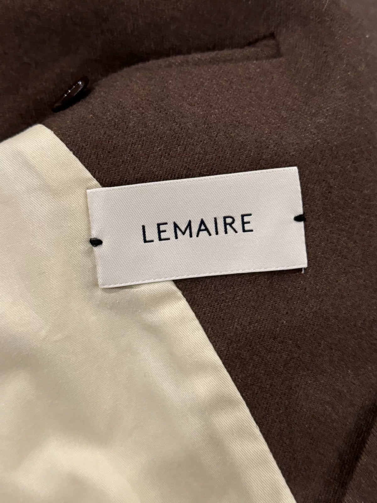 Lemarie Brown Wool Blazer
