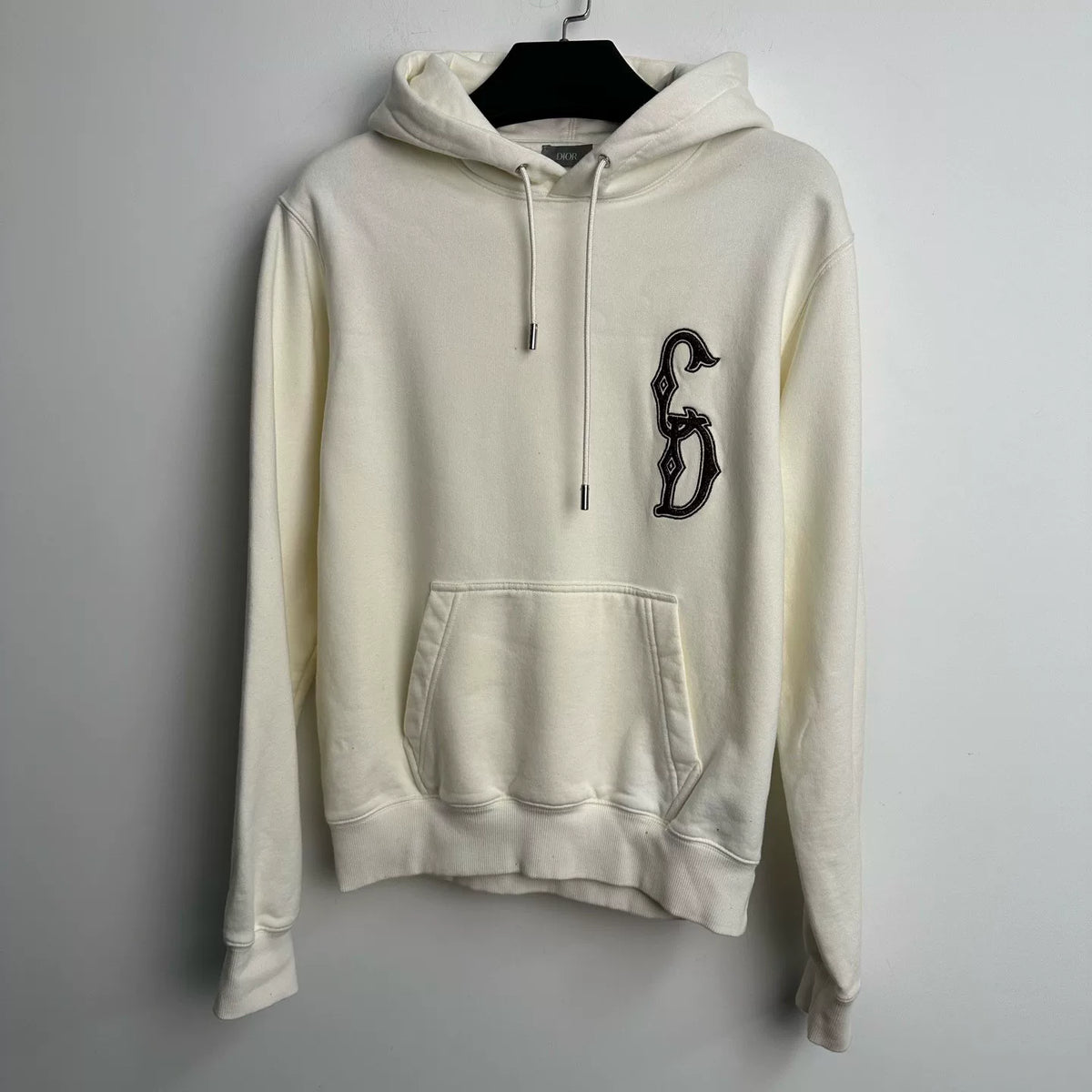 Dior Letter Embroidered Hooded Sweater