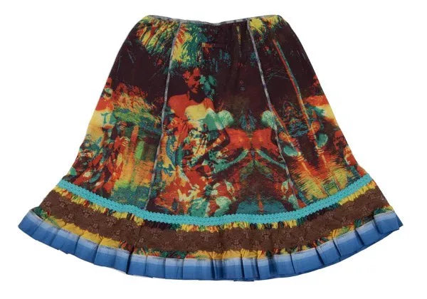 Jean Paul Gaultier Vintage Green Coconut Tree Skirt