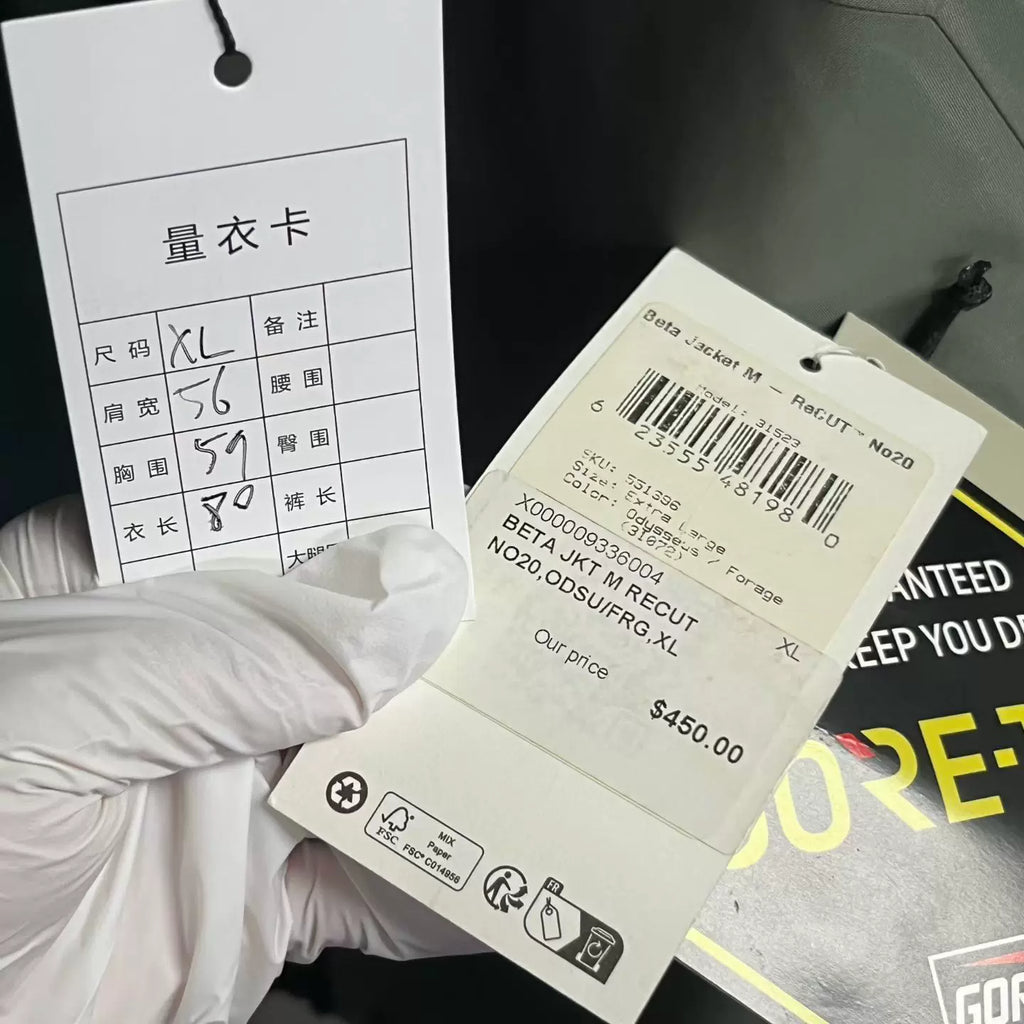 Arc'teryx Blue Grey Color-Block Hooded Zip-Up Jacket