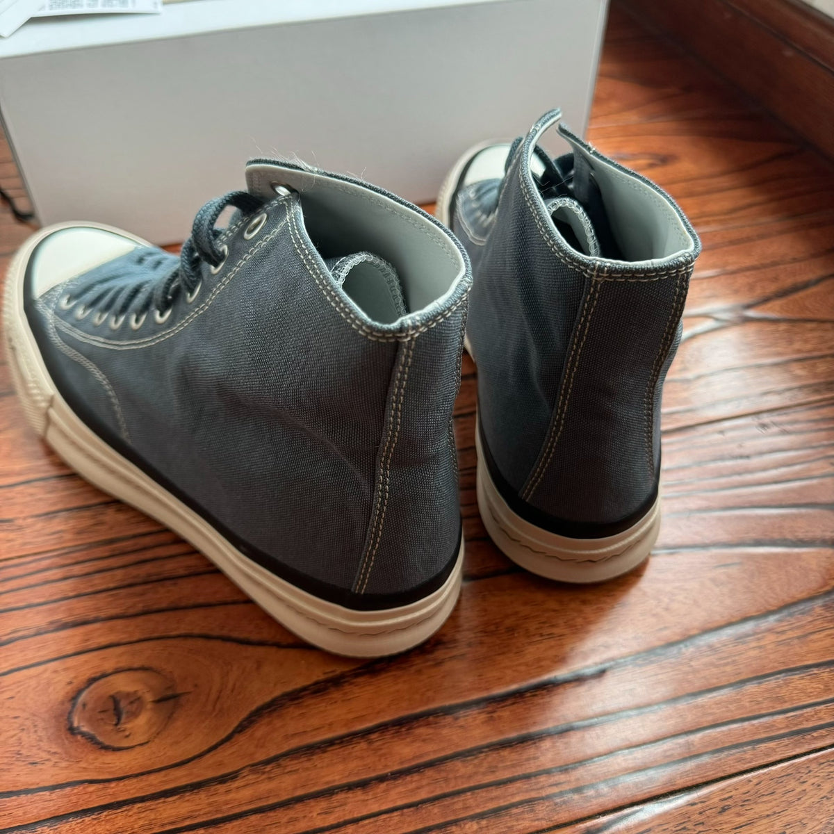 Visvim 26SS SKAGWAY HI Thin-Sole High-Top Canvas Shoes
