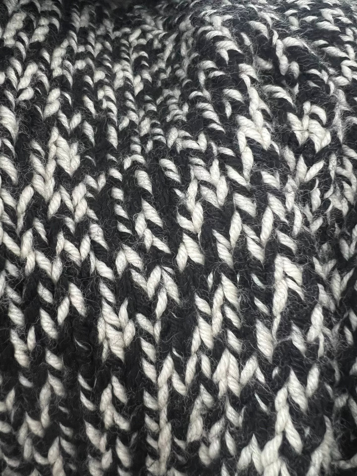 Saint Laurent Slp17fw Black White Turtleneck Sweater