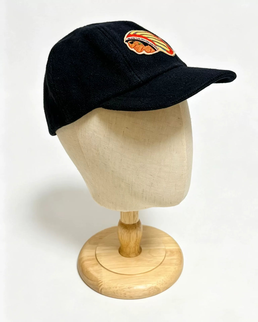 Visvim 15AW Excelsior Baseball Embroidered Navy Wool Cap