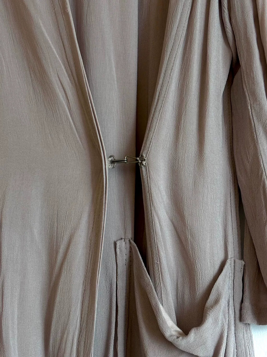 Ann Demeulemeester｜Morandi Purple Trench Coat