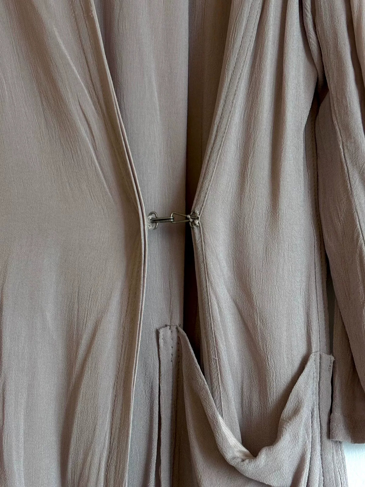 Ann Demeulemeester｜Morandi Purple Trench Coat