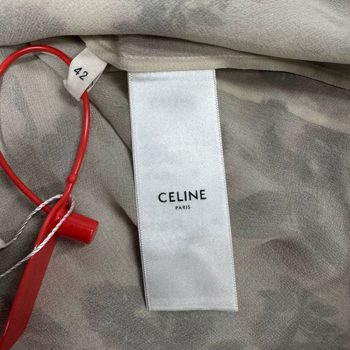 Celine Short Sleeve Top Floral All-Over Print Shirt