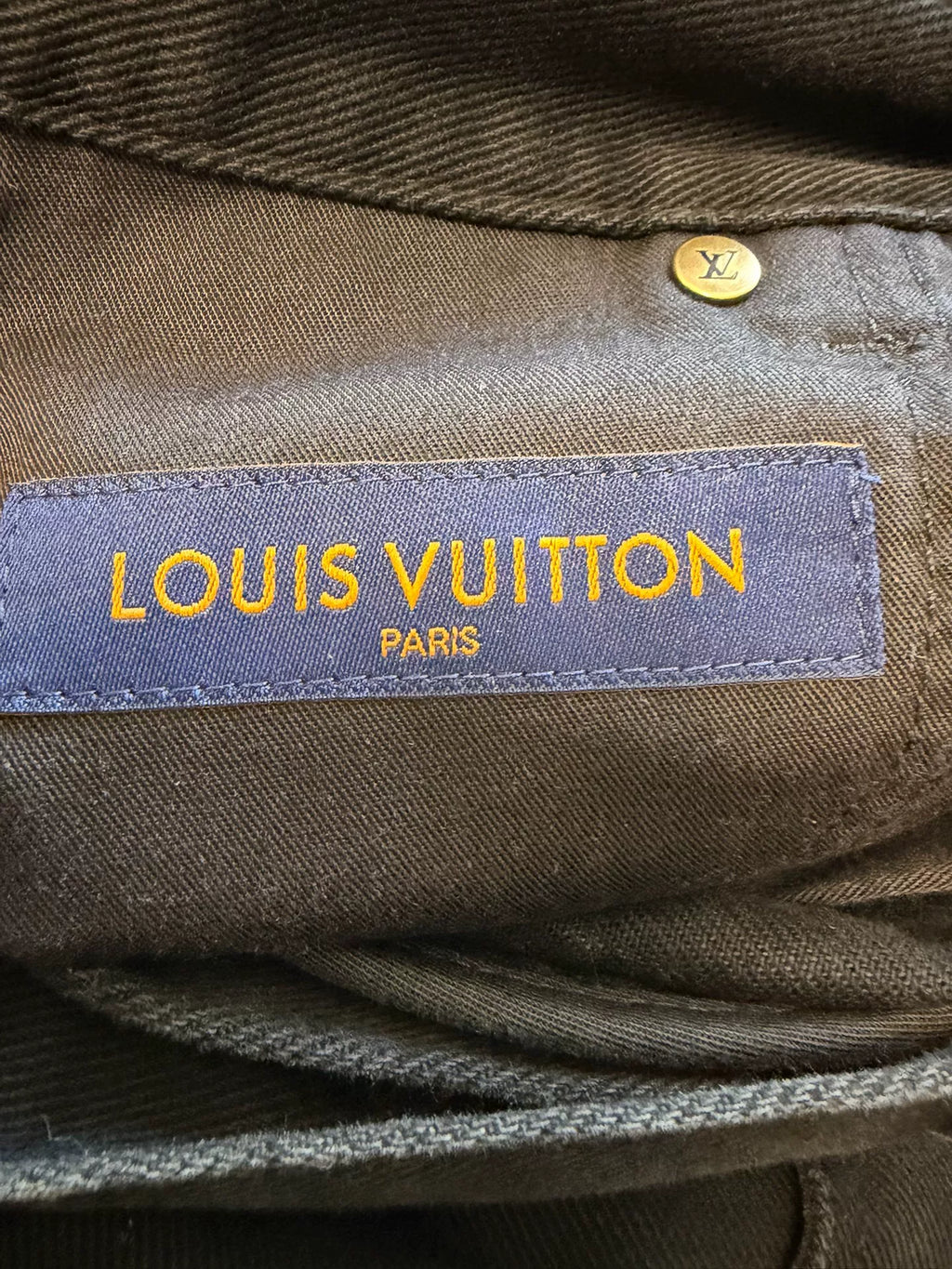 Louis Vuitton Graffiti Denim Jeans