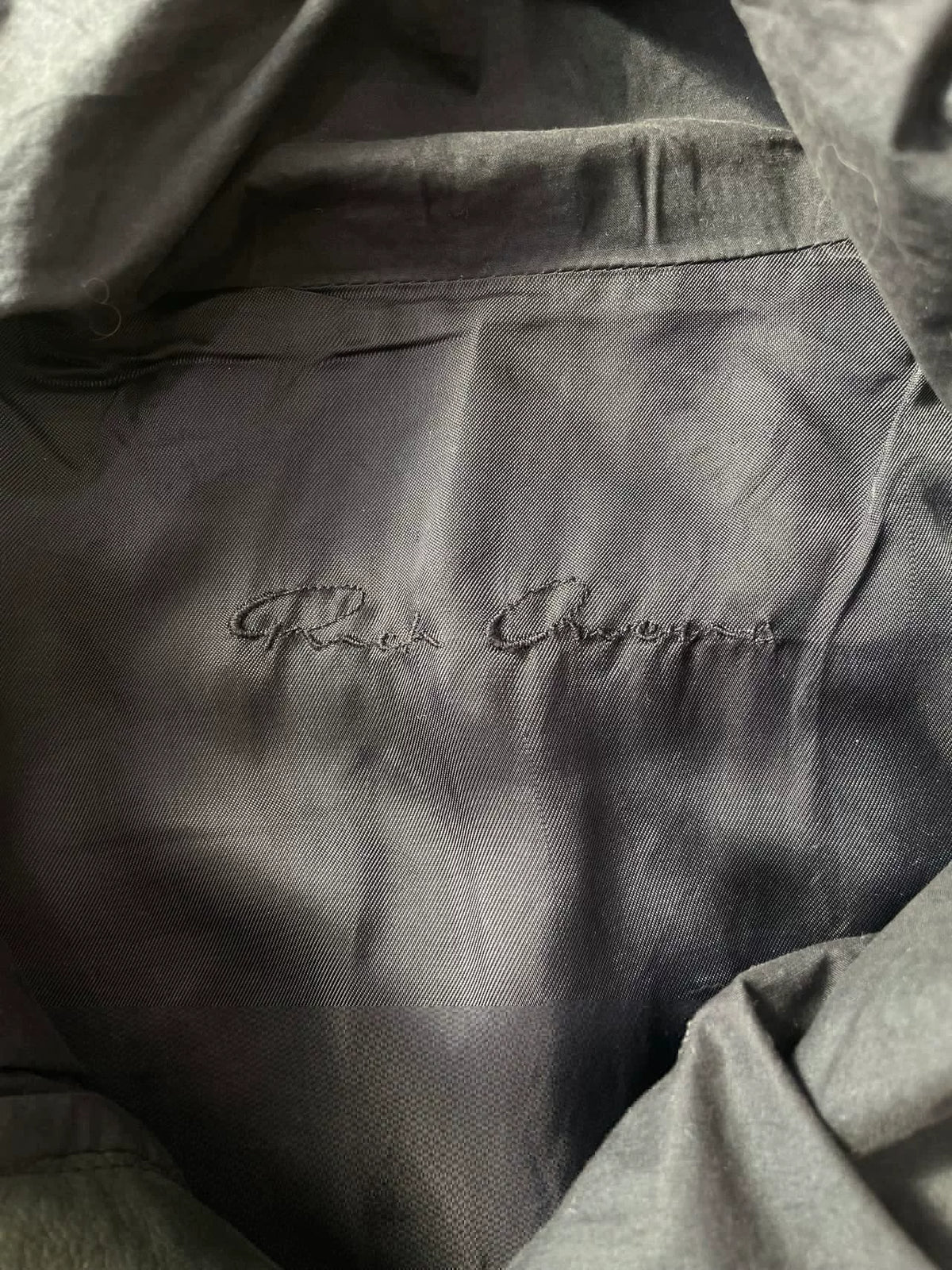Rick Owens AW15 Lambskin Zip-Up Turtleneck Jacket