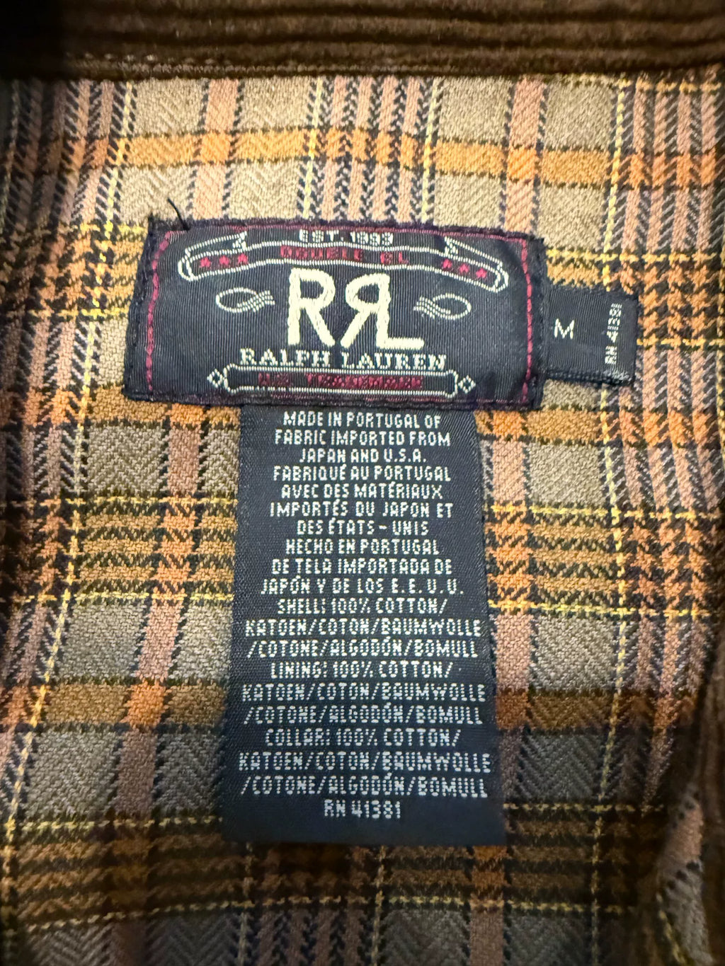 RRL Ralph Lauren Four-Pocket Oil Wax Jacket