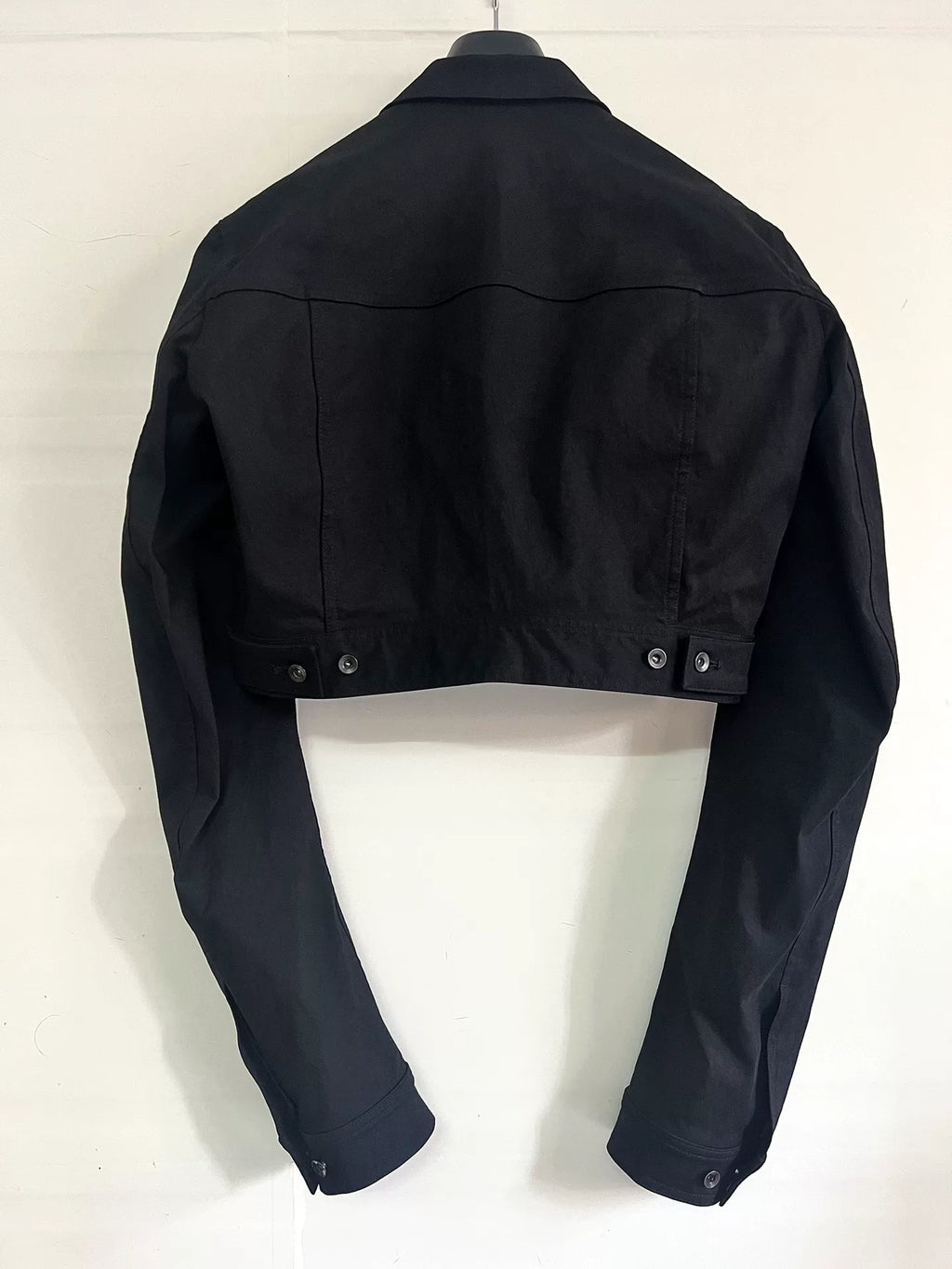 Rick Owens SS18 Runway Nylon Standing Collar Jacket