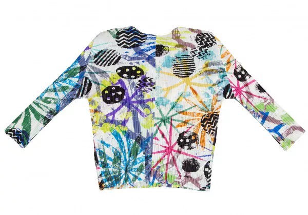 Issey Miyake Vintage Pattern Pleated Jacket