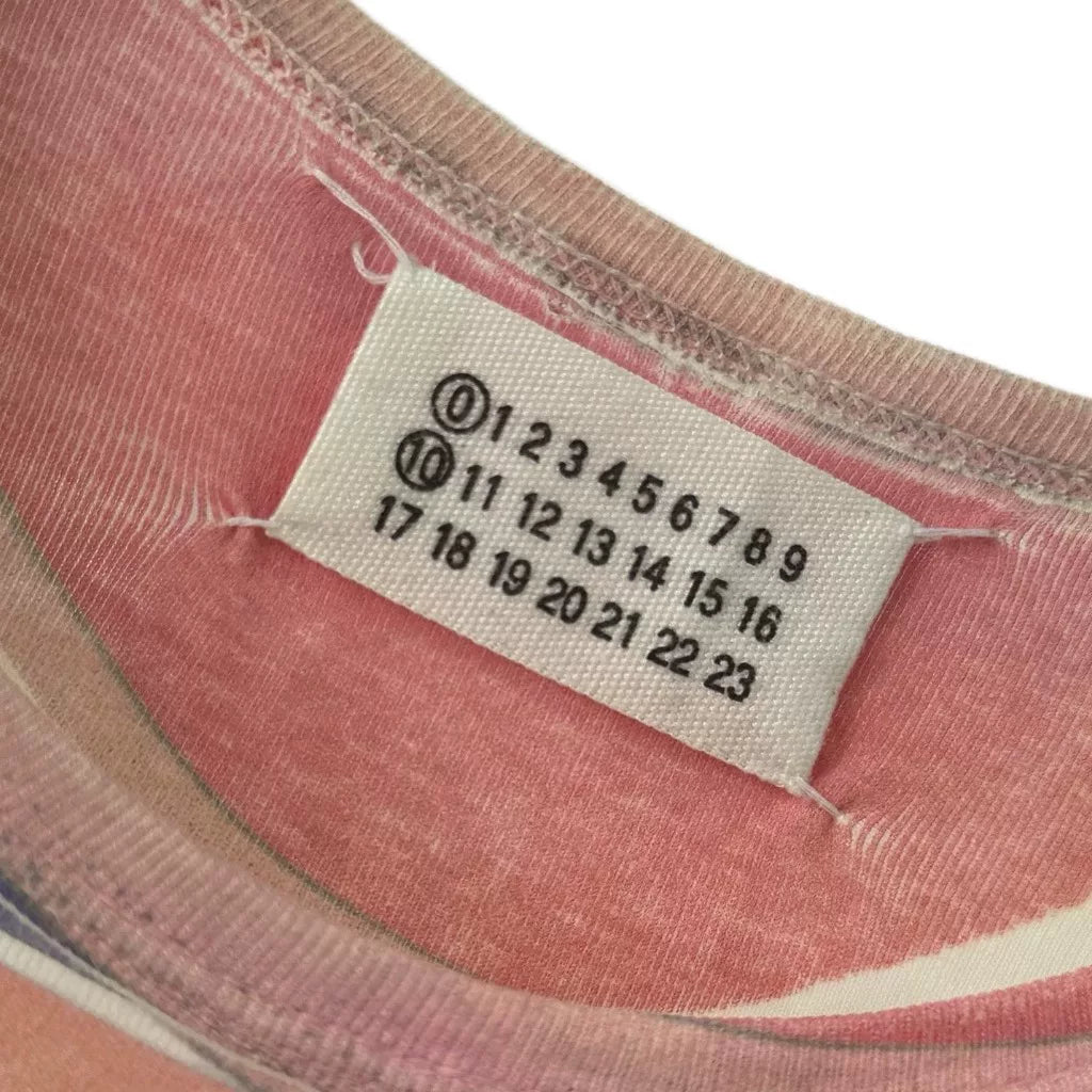 Maison Martin Margiela 01ss Hand-Printed Short-Sleeve