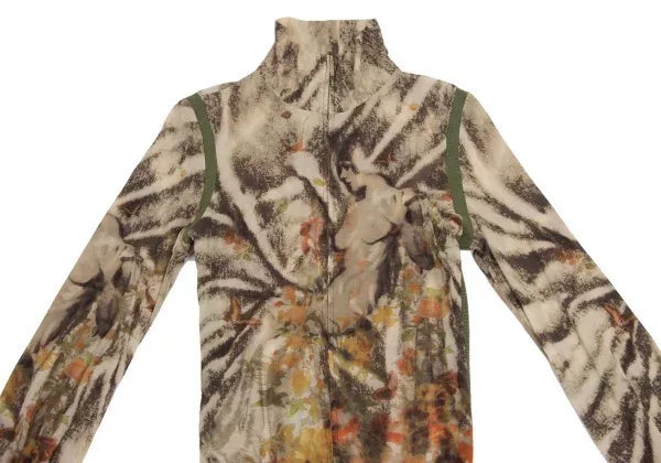Jean Paul Gaultier Vintage Portrait Zip-Up Jacket