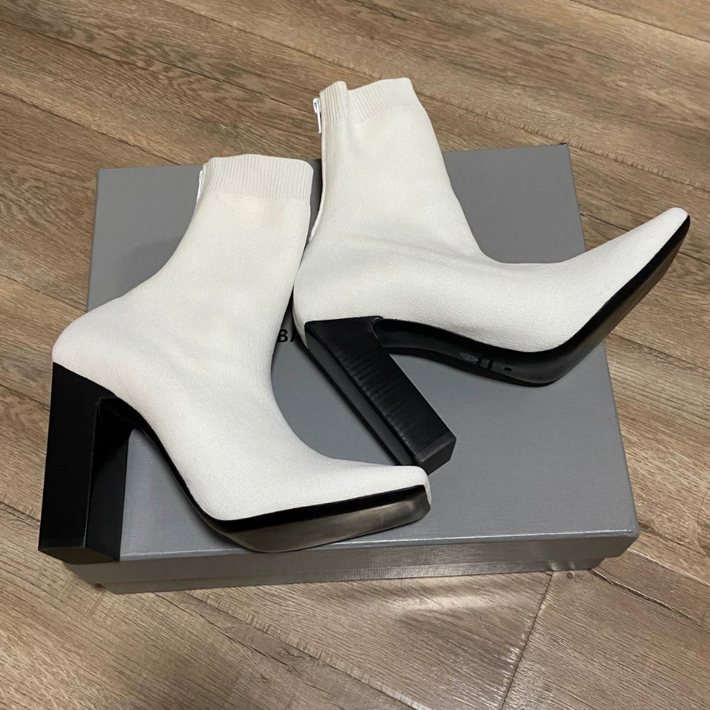 Balenciaga 19SS Runway Square-Toe Shoes