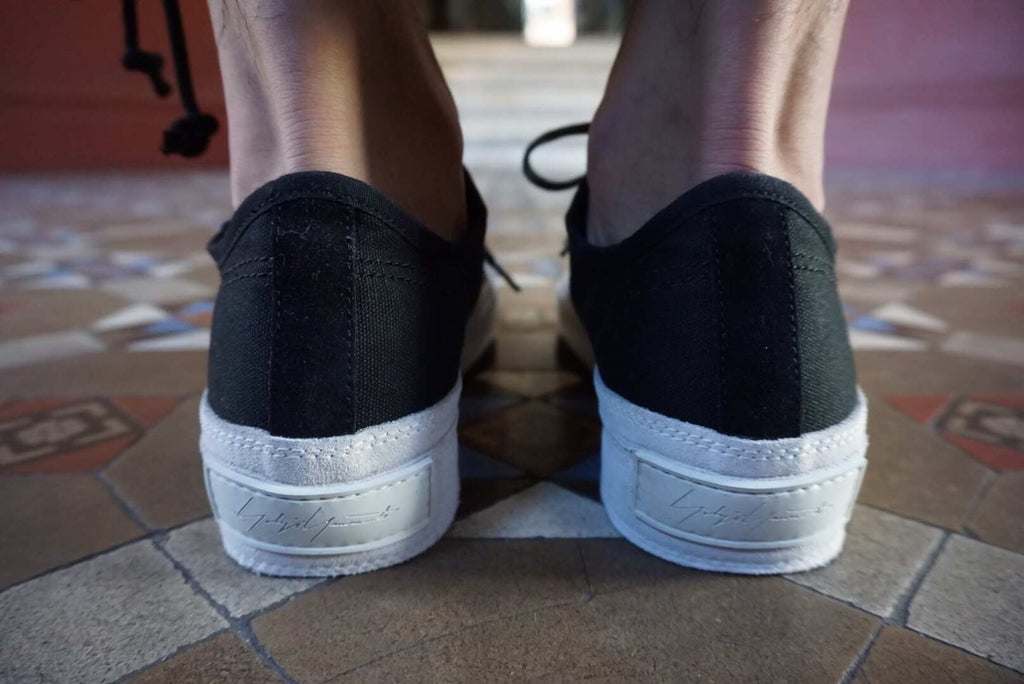 Yohji Yamamoto × Adidas Y3 Black Matchcourt Low Sneakers