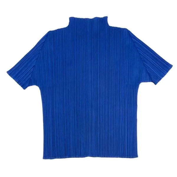 Issey Miyake Vintage Blue Pleated Top