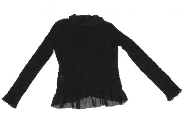 Issey Miyake Vintage Black Pleated Top