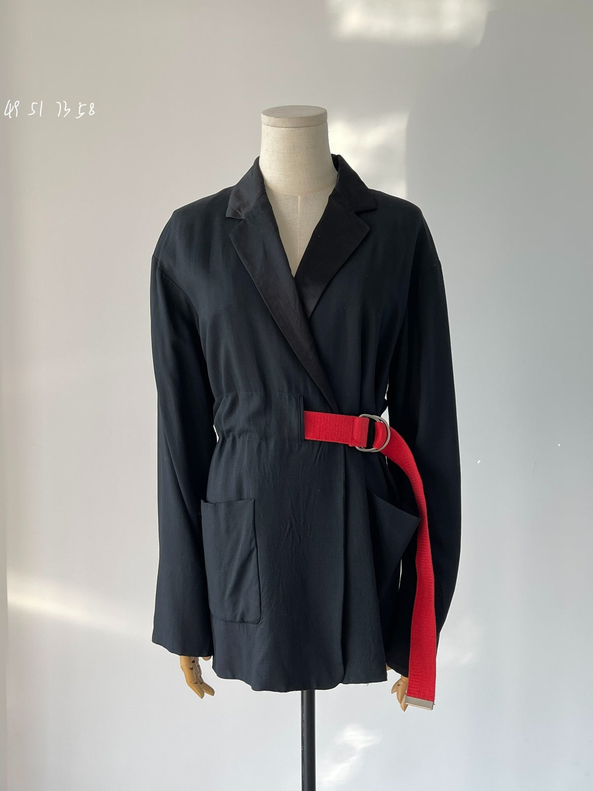 Maison Martin Margiela Satin Collar Suit Jacket