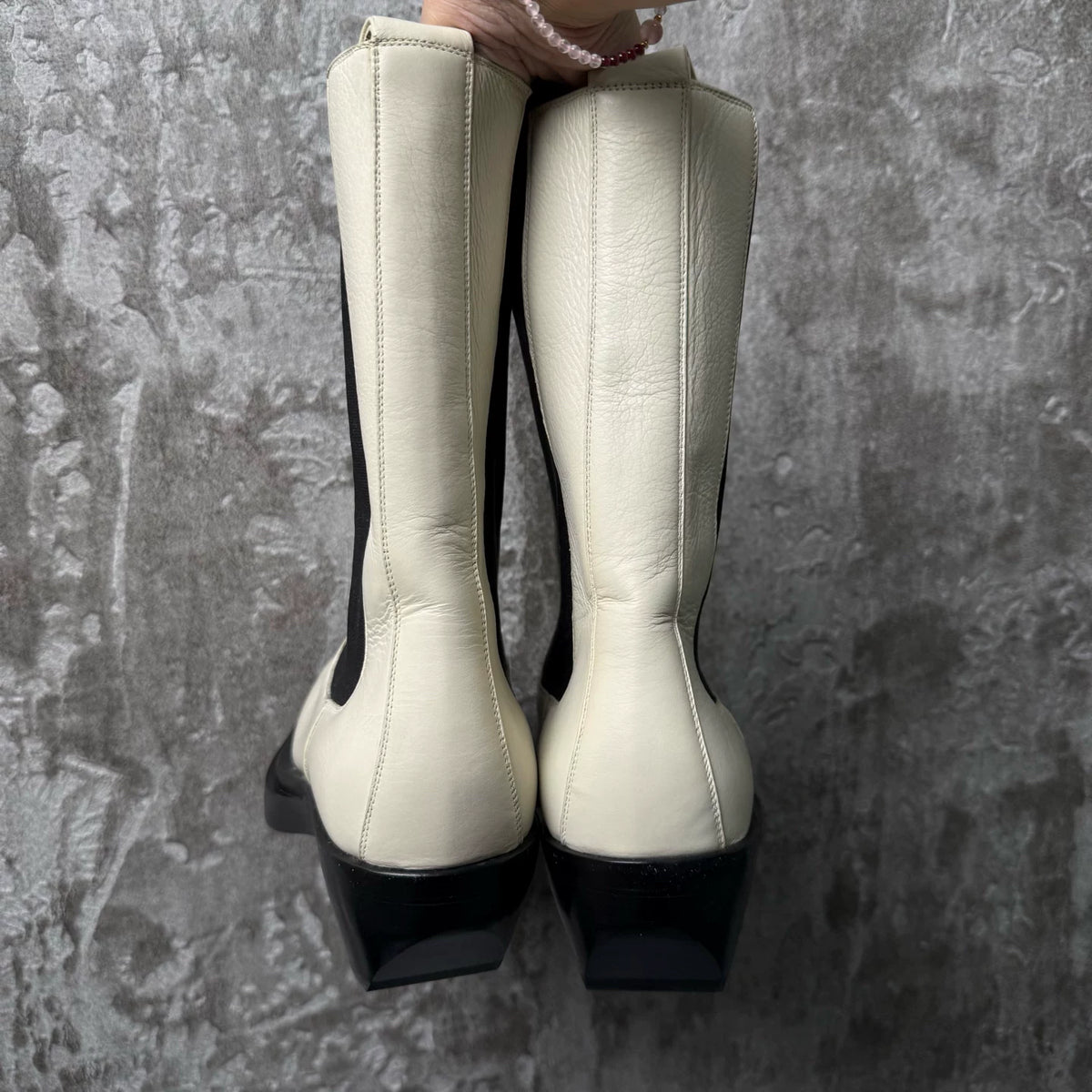 Bottega Veneta Square-Toe Chelsea Boots