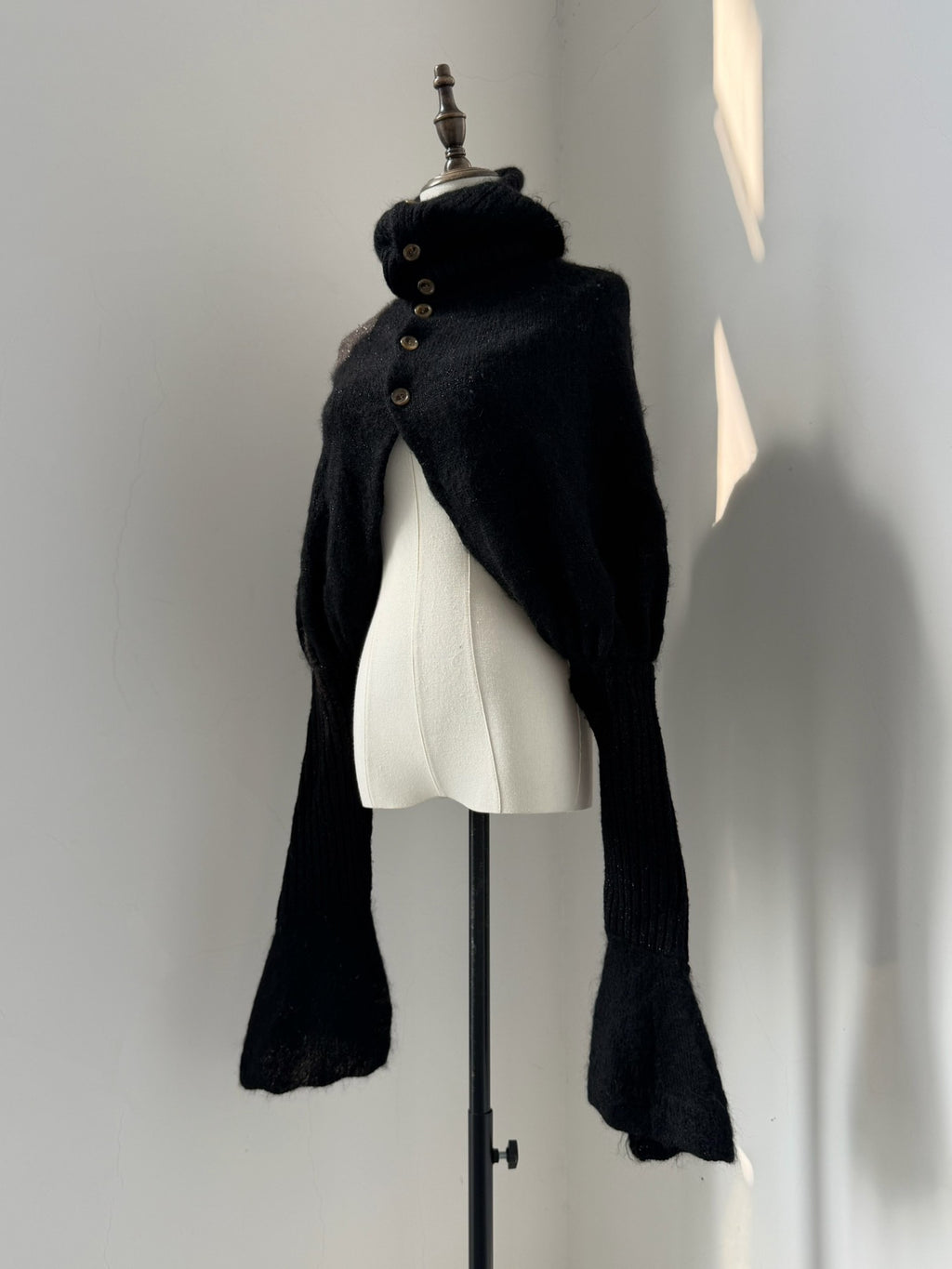 Comme Des Garcons 2008 Runway Top Mohair Cape