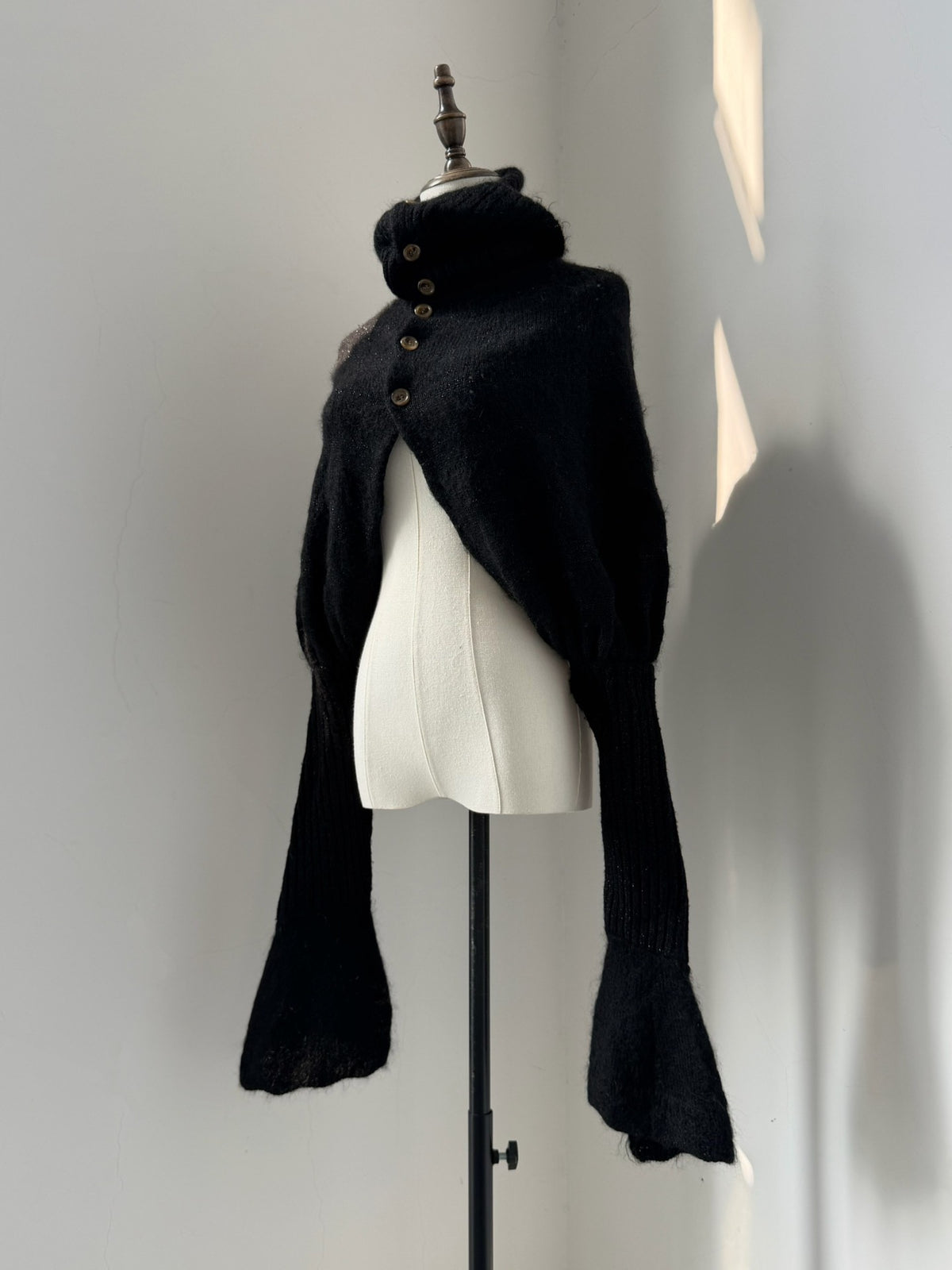 Comme Des Garcons 2008 Runway Top Mohair Cape