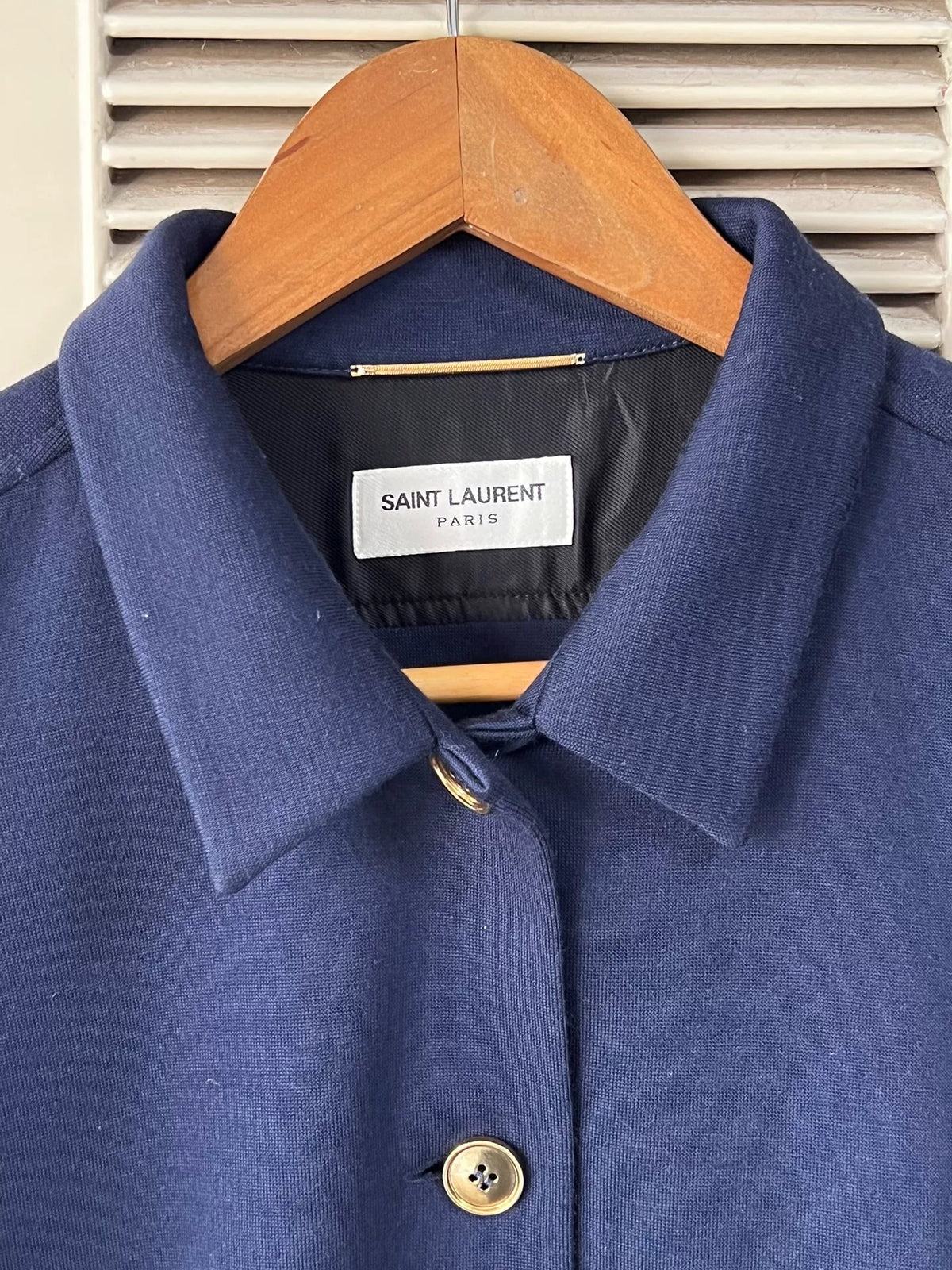 Saint Laurent Long Sleeve Lapel Shirt