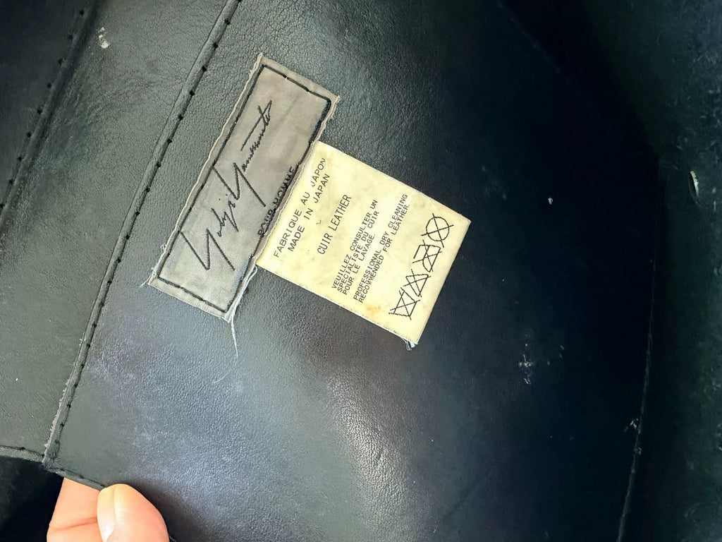 Yohji Yamamoto Backpack Handbag Leather Bag