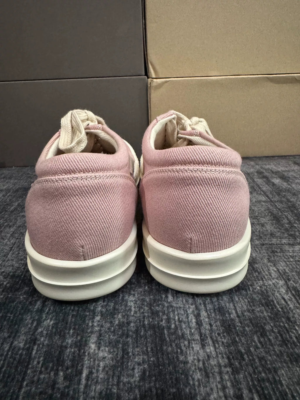 Rick Owens Pink Sneakers