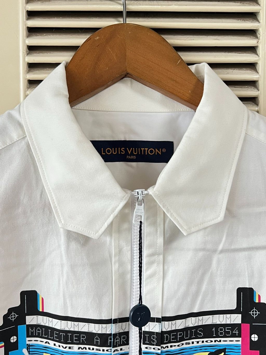 Louis Vuitton White Jazz Band Shirt